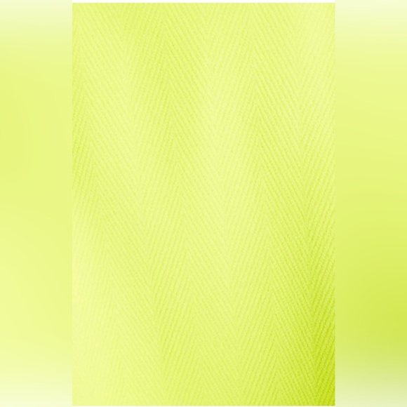 NWT Balenciaga Logo Yellow Fluo Wool Oversized Jacket Drawcord Hem 571439 - Picture 14 of 16